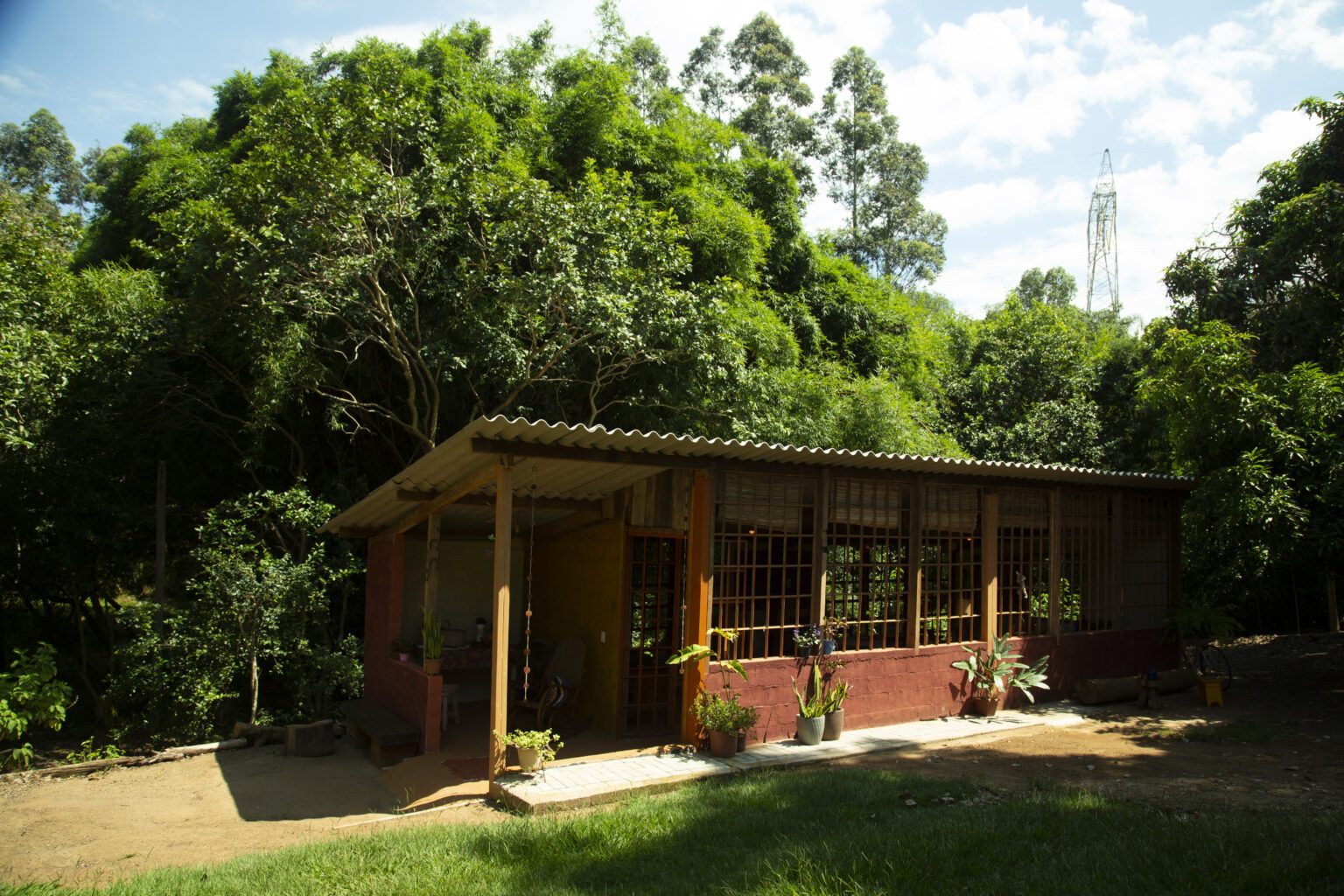Centro de Memórias do Laranjal visto de fora